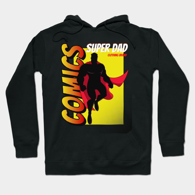 Superhero Dad Hoodie by EYESCREAMPOP